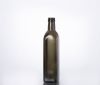 500ml square dark green glass olive oil bottle